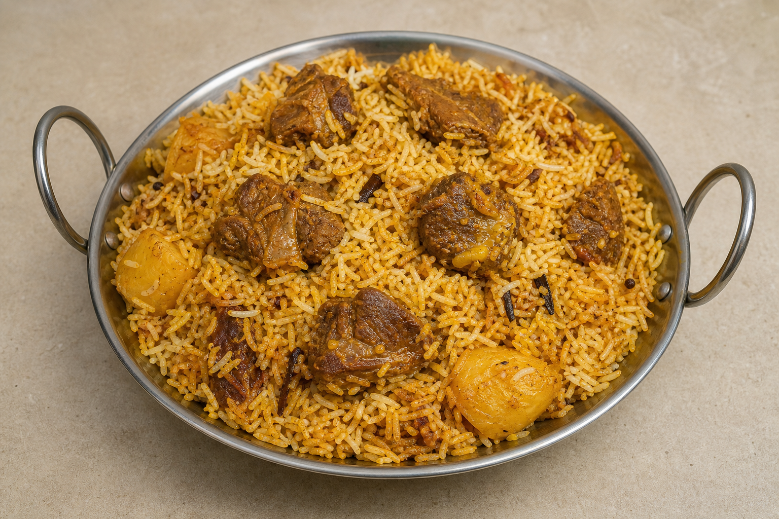 Bangladeshi biryani box P05 — dish