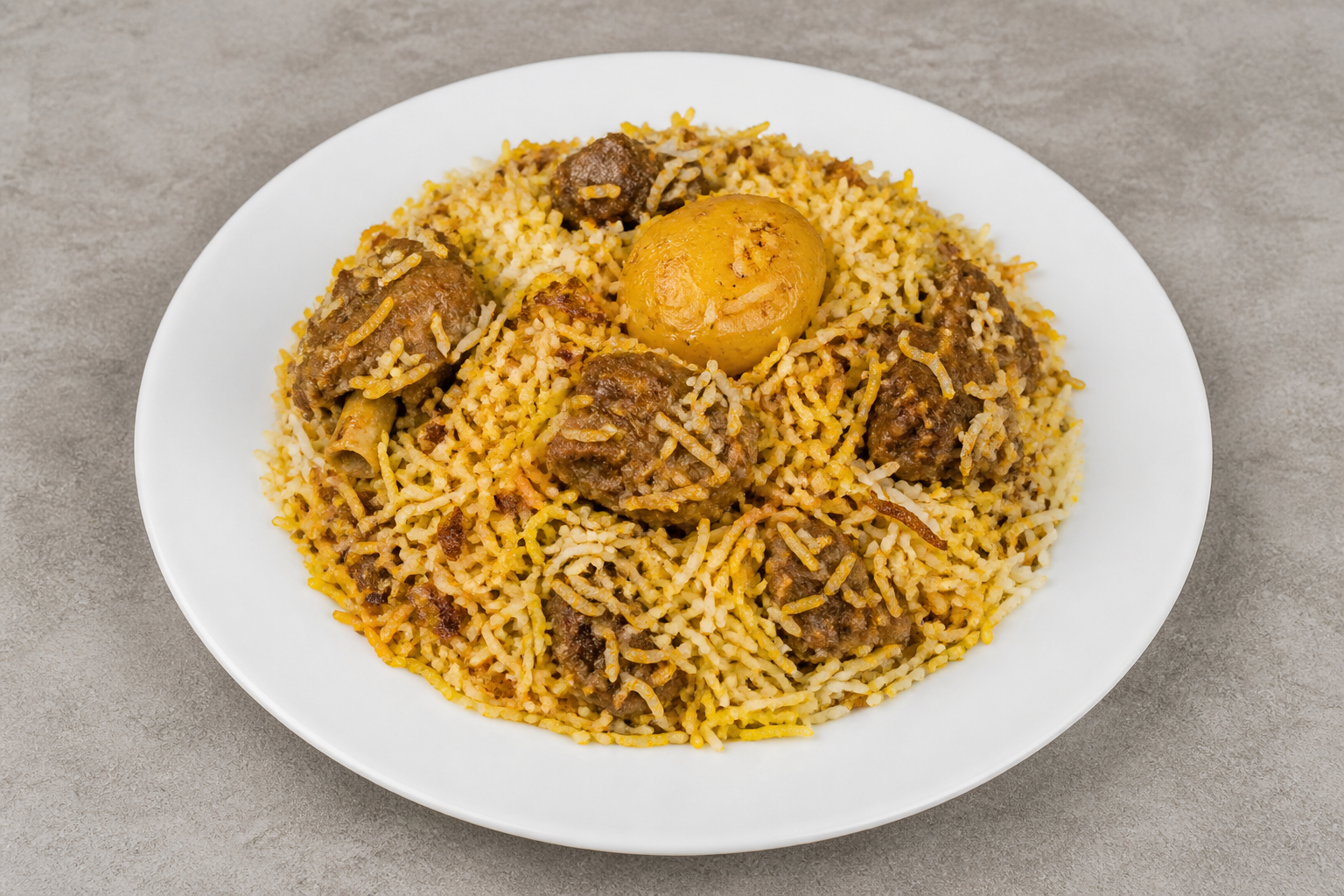Bangladeshi biryani box P01 — dish
