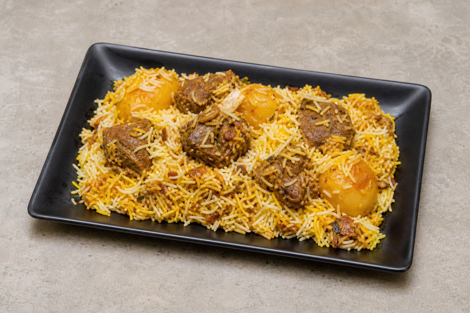 Bangladeshi biryani box P02 — dish