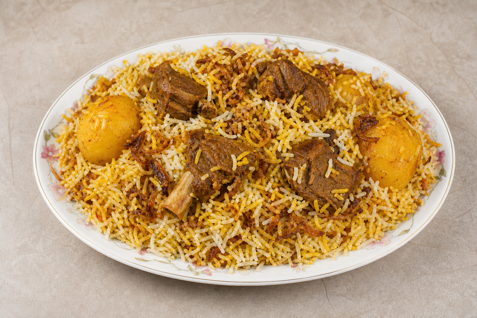 Bangladeshi biryani box P03 — dish
