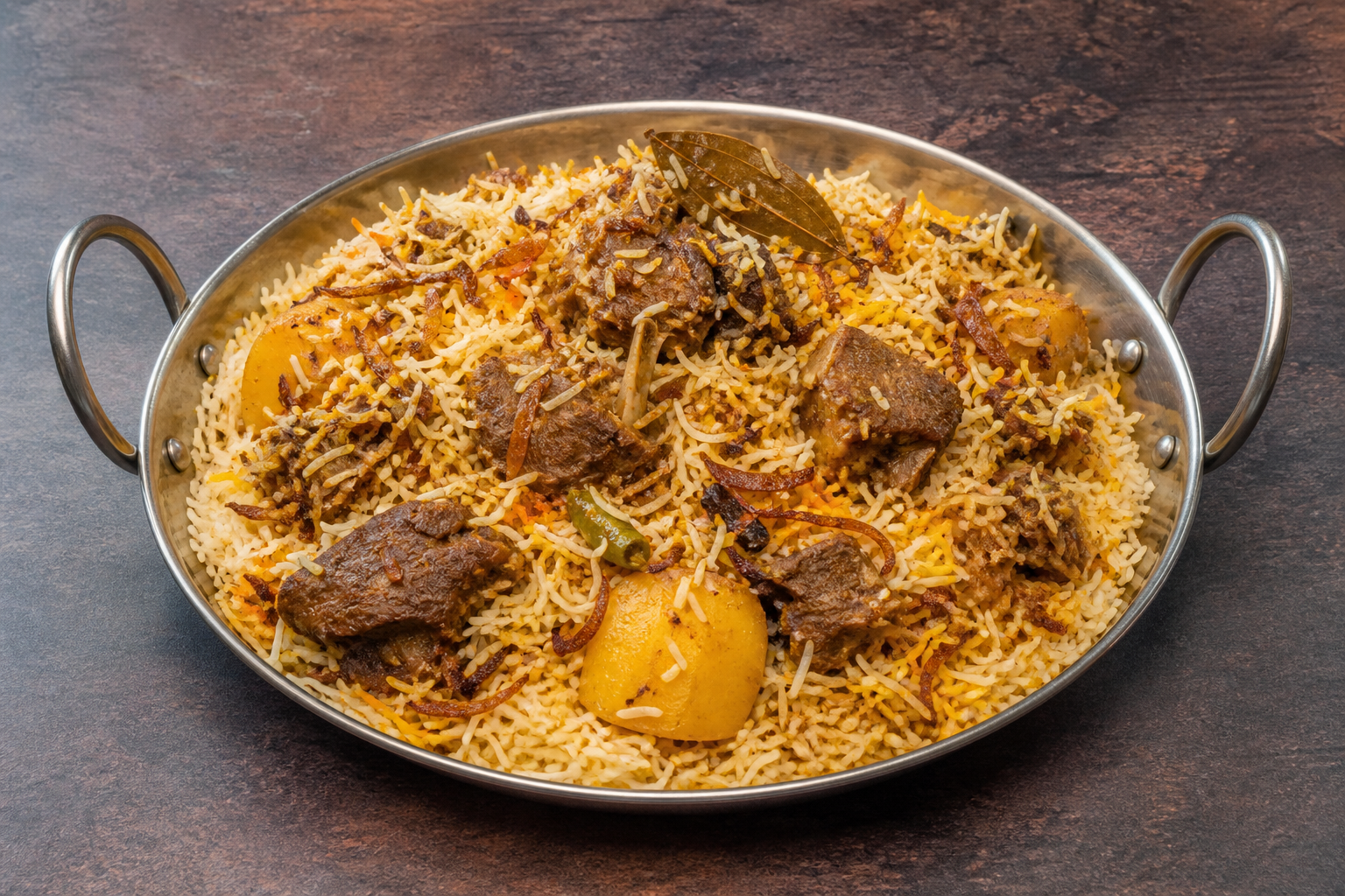 Bangladeshi biryani box P05 — dish