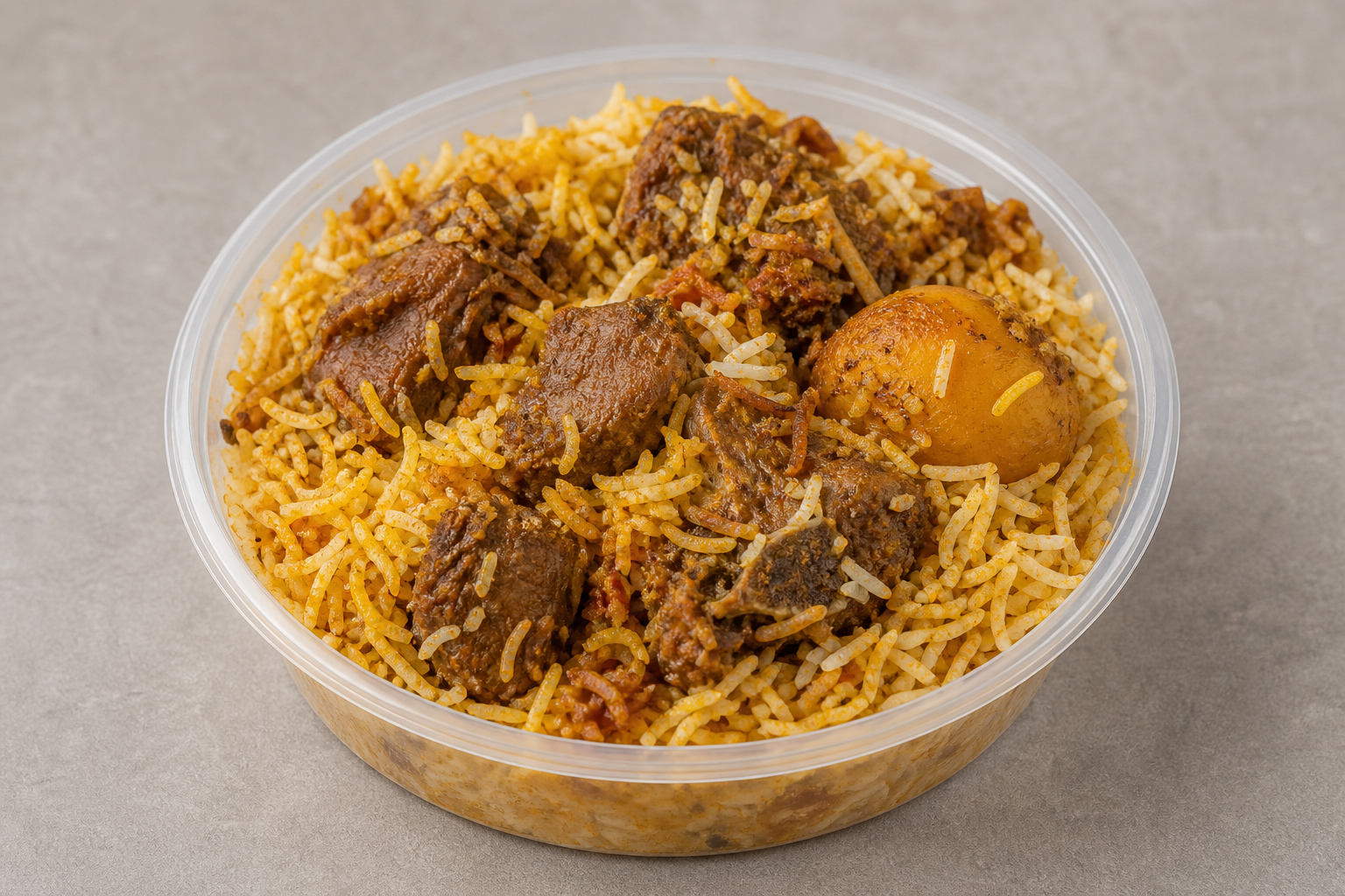 Bangladeshi biryani box P07 — dish