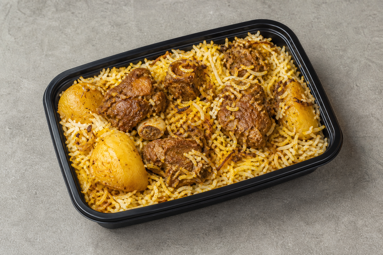 Bangladeshi biryani box P06 — dish