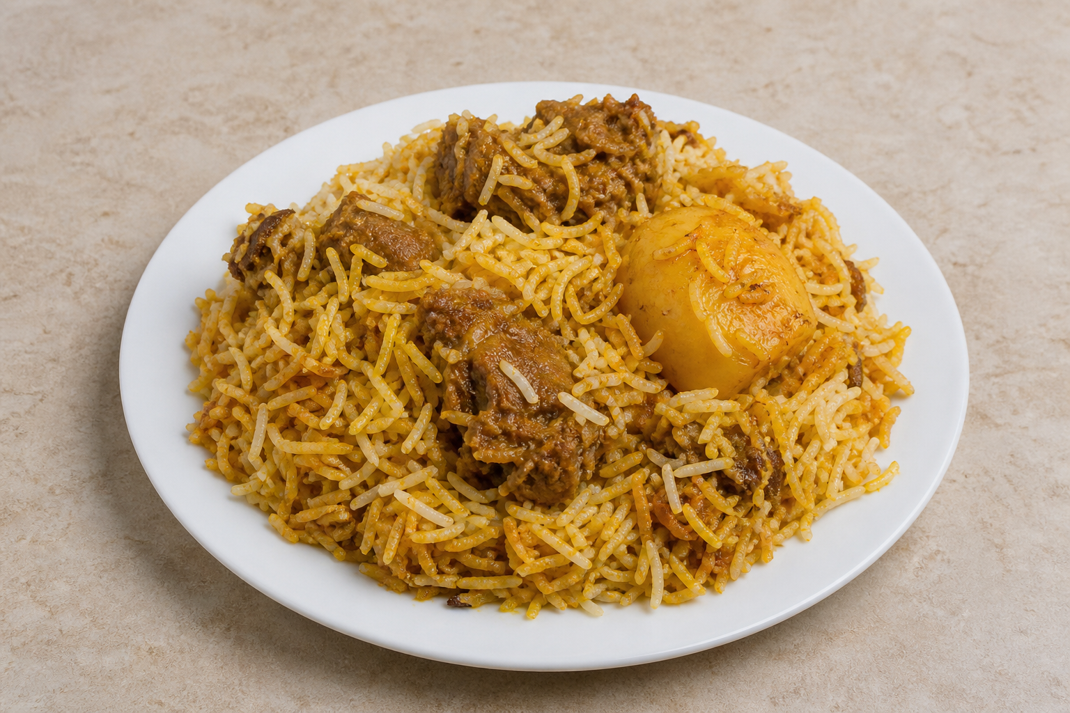 Bangladeshi biryani box P09 — dish