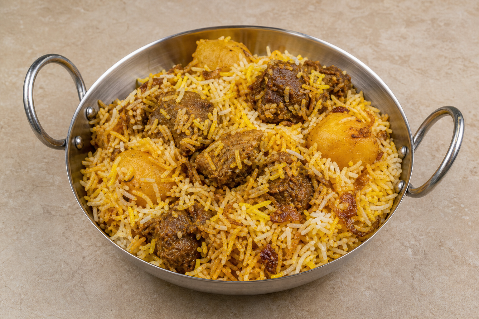 Bangladeshi biryani box P05 — dish