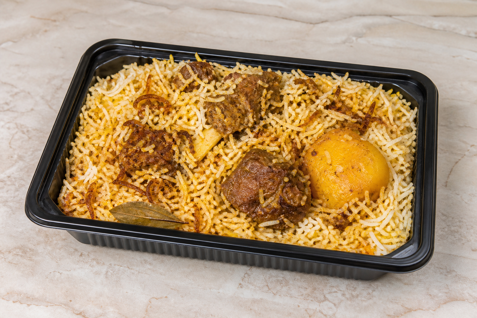 Bangladeshi biryani box P06 — dish