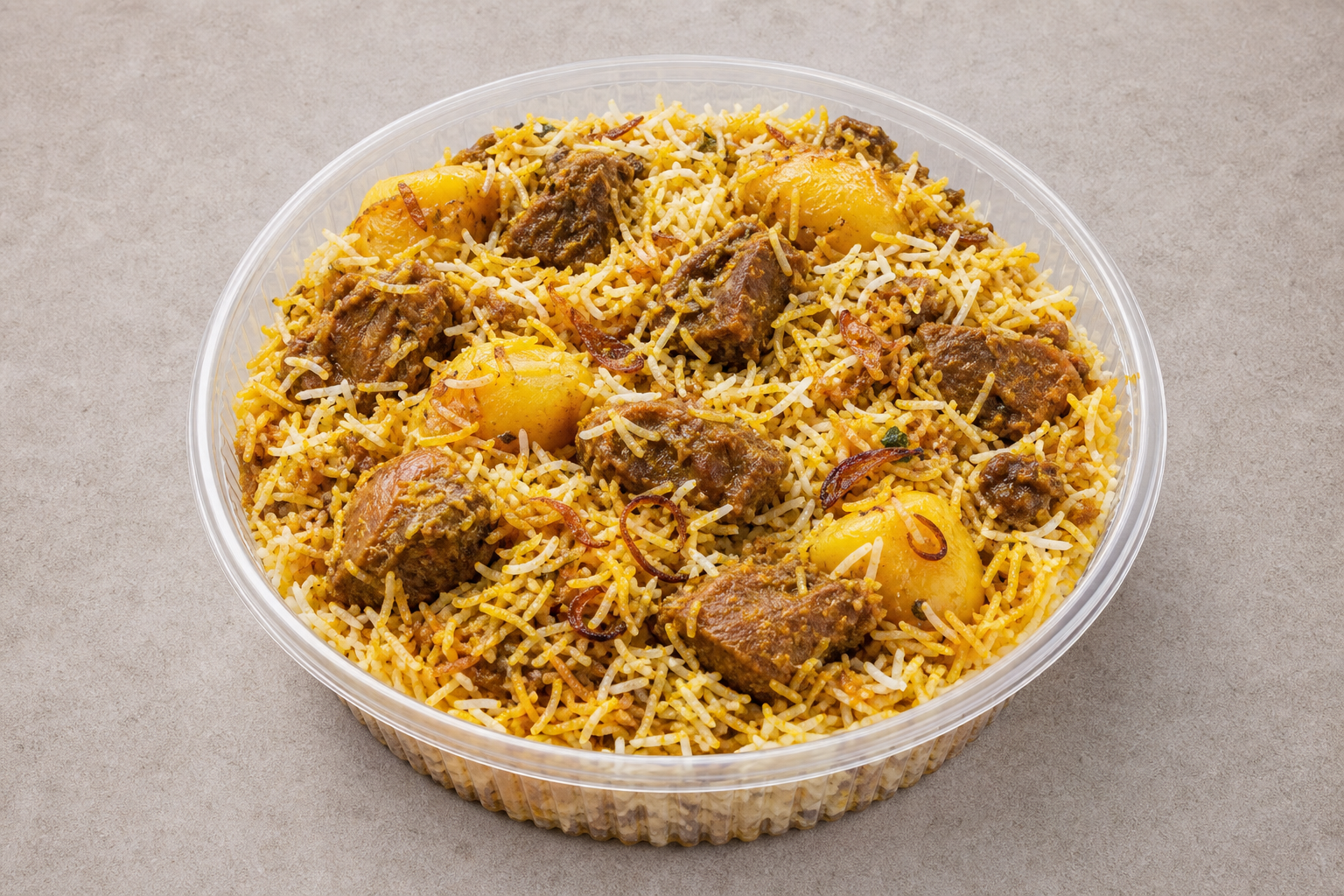 Bangladeshi biryani box P07 — dish