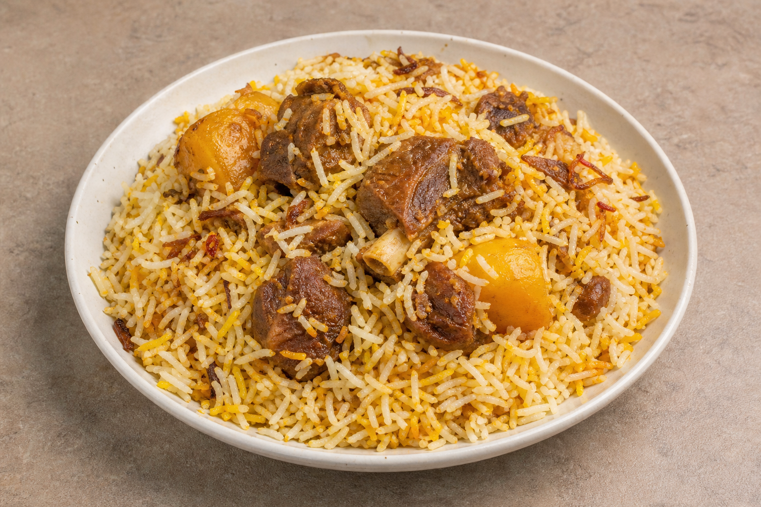 Bangladeshi biryani box P04 — dish
