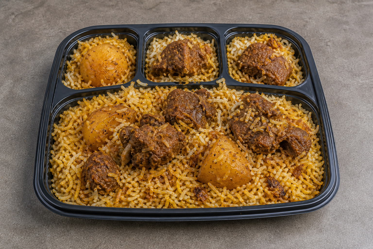 Bangladeshi biryani box P08 — dish