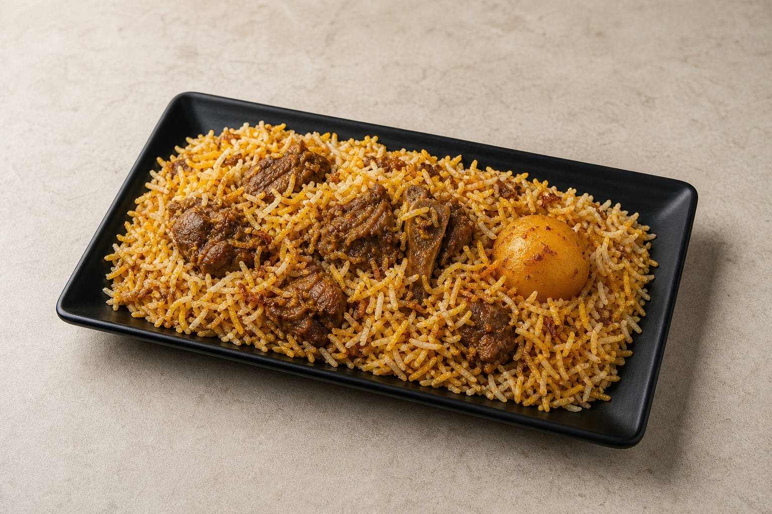 Bangladeshi biryani box P02 — dish