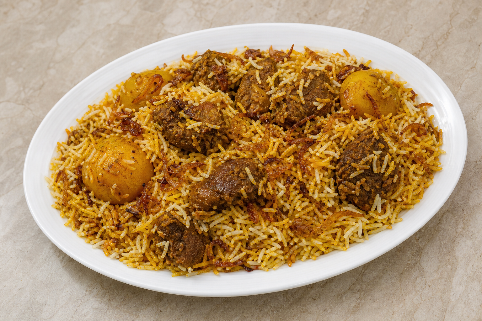 Bangladeshi biryani box P03 — dish