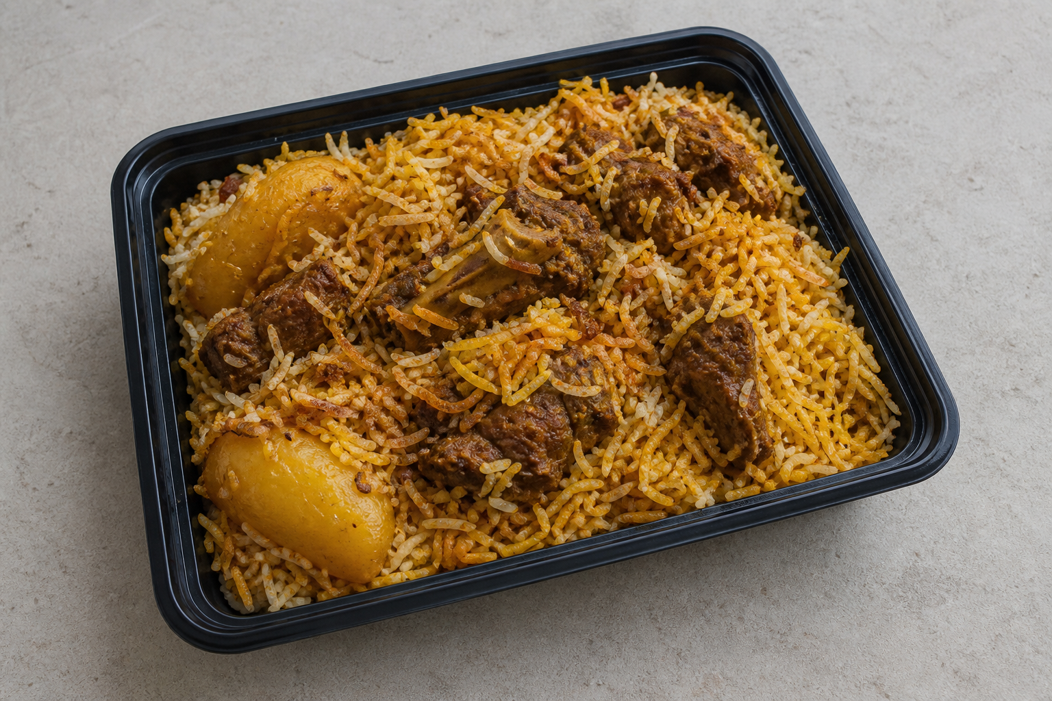 Bangladeshi biryani box P06 — dish