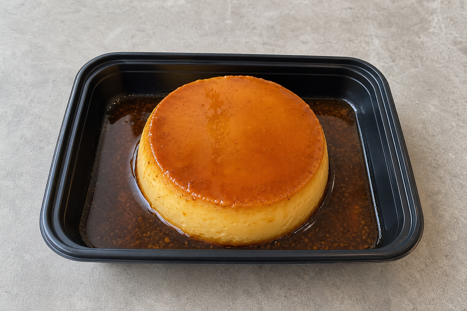 Photorealistic BE Caramel custard dessert P06 food image by VDAMO