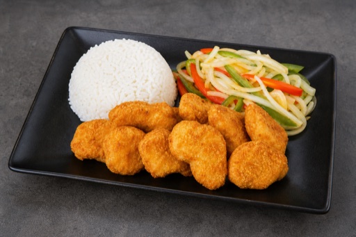 Photorealistic BE Chicken nuggets box fast-food P02 food image by VDAMO