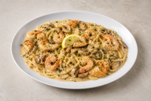 BE Creamy mushroom pasta western P03 — Belgium dish