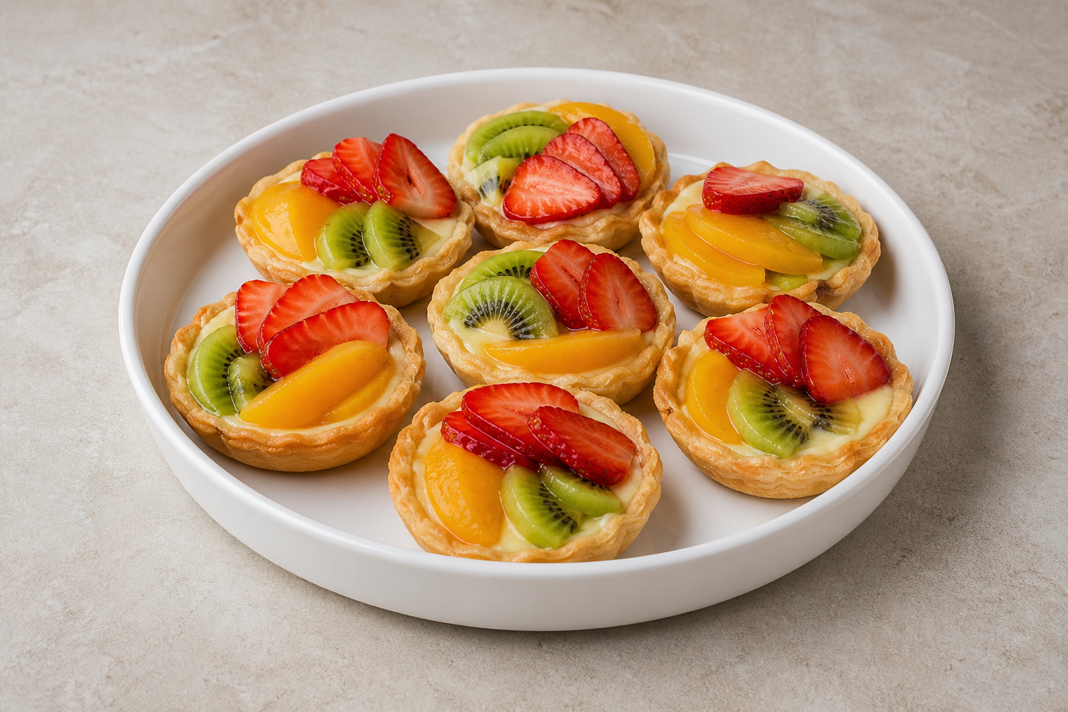 Photorealistic BO Mini fruit tart bakery P04 food image by VDAMO