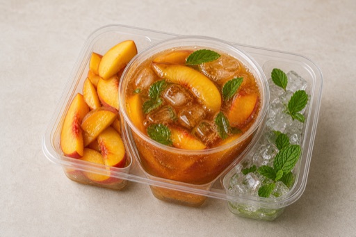 Photorealistic BO Iced peach tea bar-drink P08 food image by VDAMO