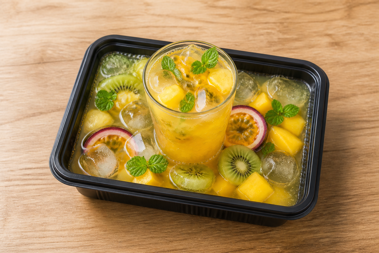 BO Tropical juice glass bar-drink P06 — Bolivia dish