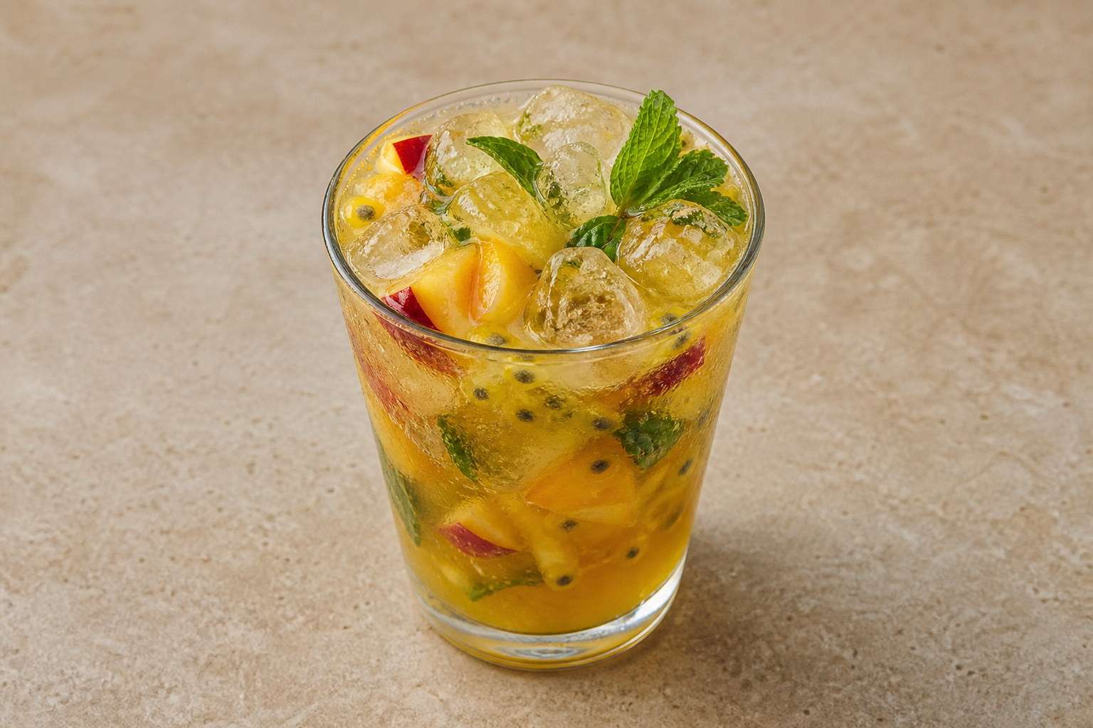 BO Tropical juice glass bar-drink P09 — Bolivia dish