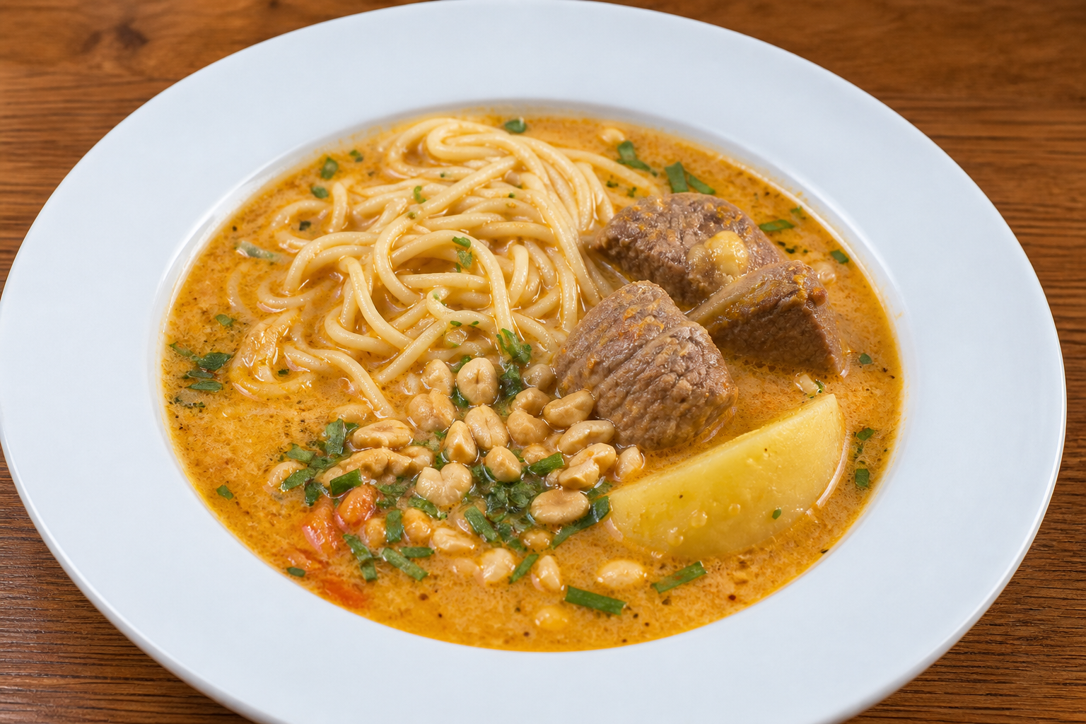 Sopa de mani