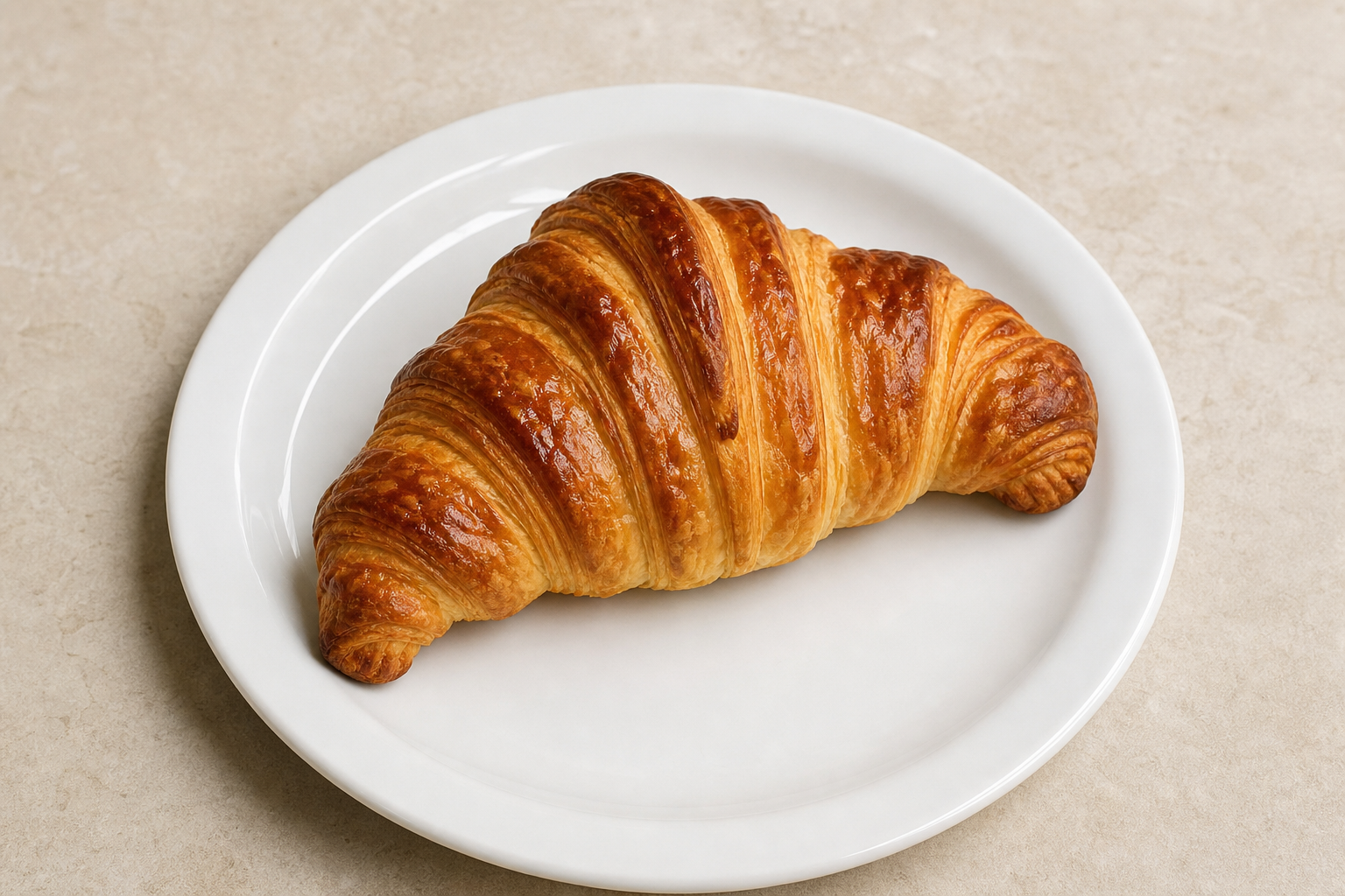 Photorealistic BR Signature butter croissant bakery P01 food image by VDAMO