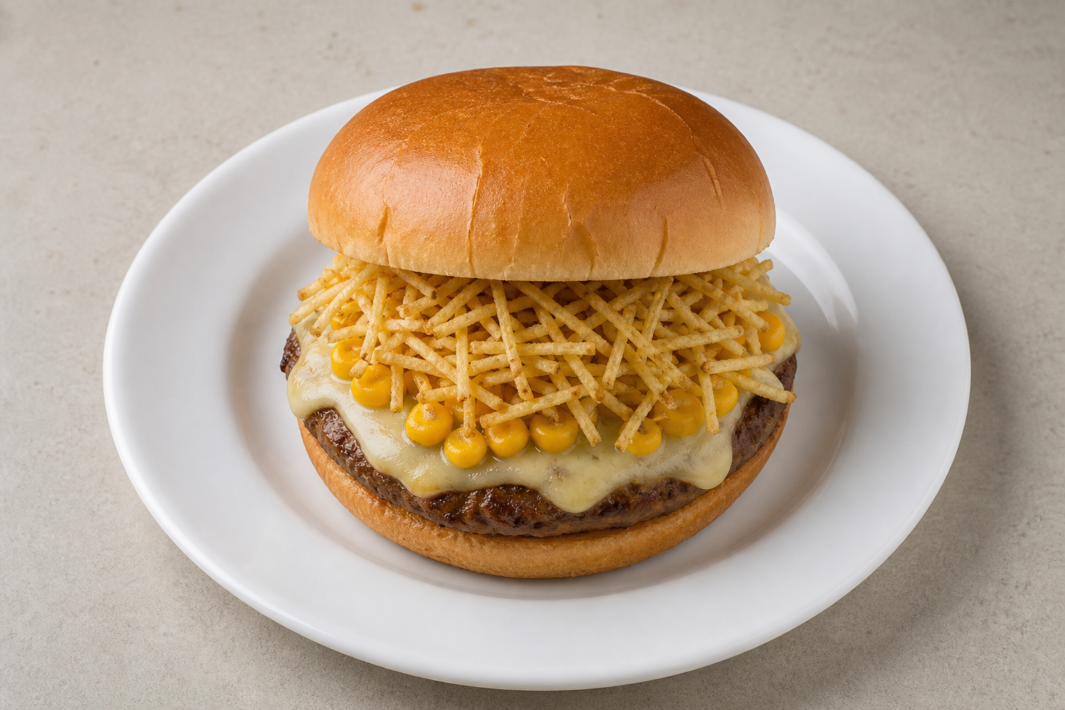 Photorealistic Brazilian X-burger P01 food image by VDAMO