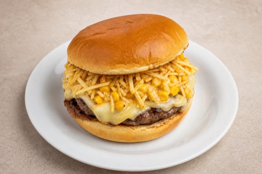 Photorealistic Brazilian X-burger P09 food image by VDAMO