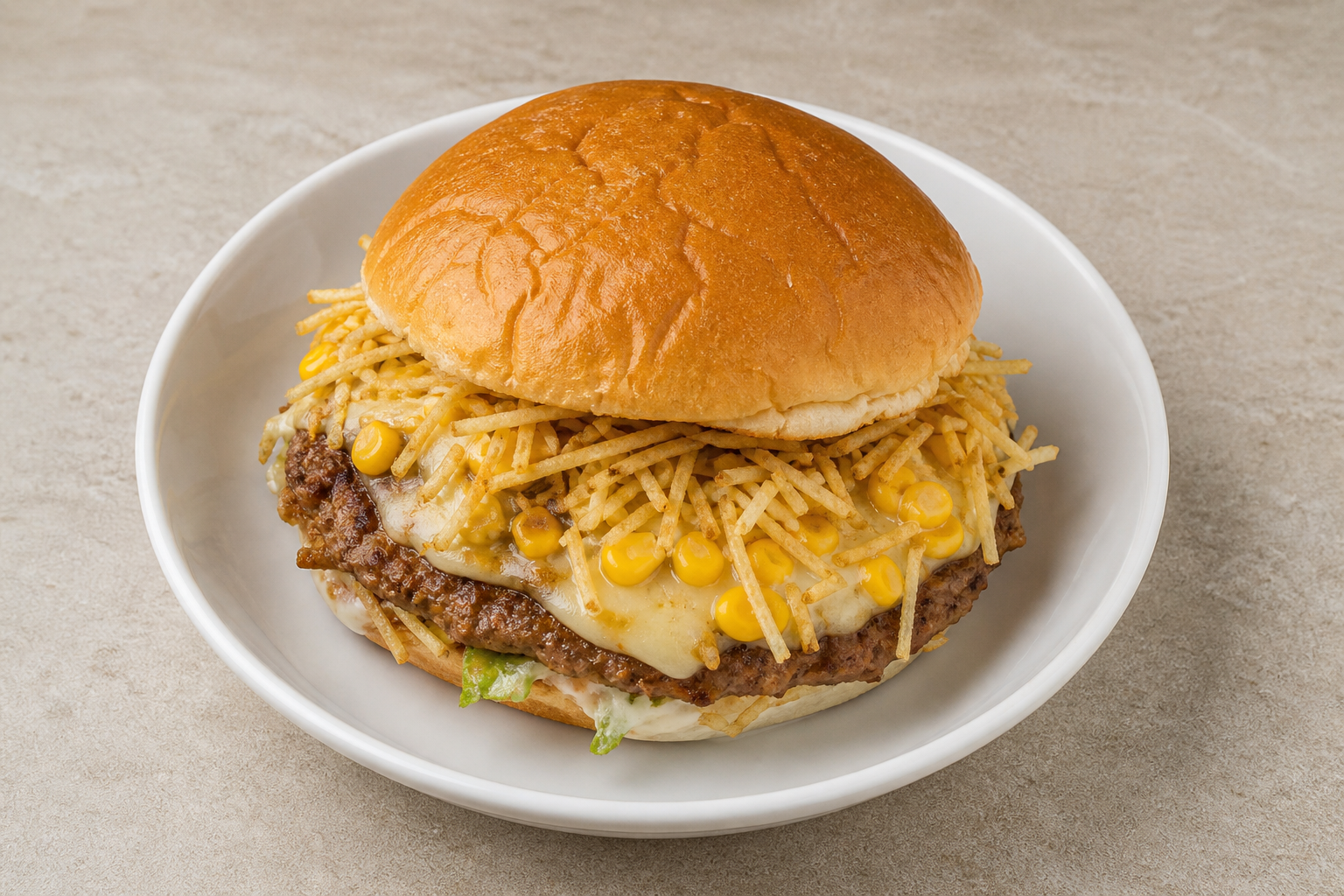 Photorealistic Brazilian X-burger P04 food image by VDAMO