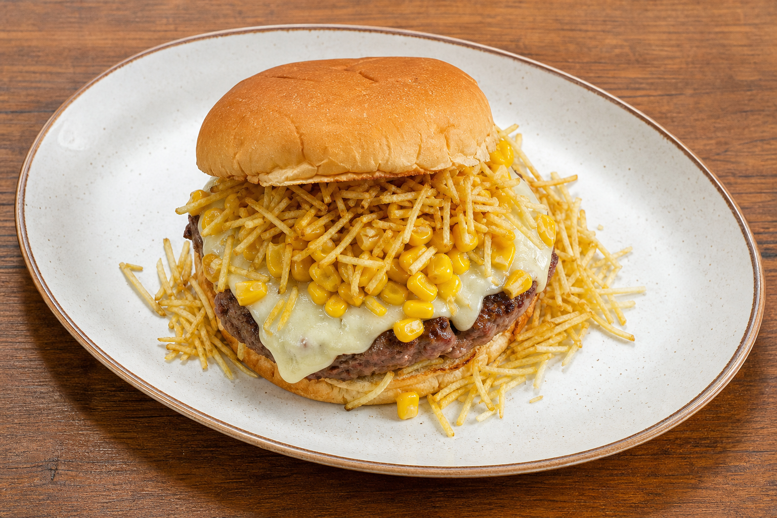 Photorealistic Brazilian X-burger P03 food image by VDAMO