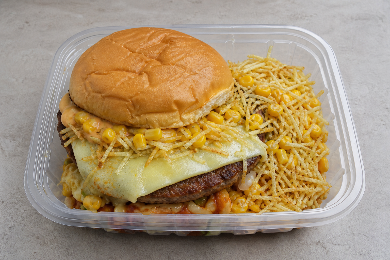 Photorealistic Brazilian X-burger P07 food image by VDAMO