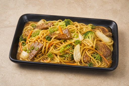 Photorealistic BR Noodle box set quick-service P02 food image by VDAMO
