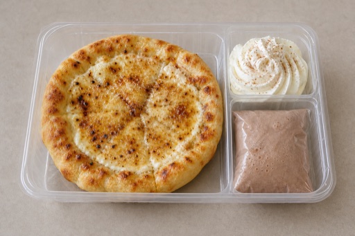Photorealistic CA Dessert and drink set pizza P08 food image by VDAMO