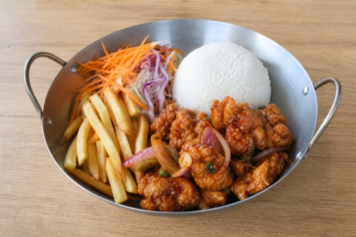 CL Crispy chicken burger fast-food P05 — Chile dish