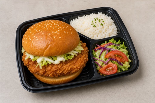 CL Crispy chicken burger fast-food P08 — Chile dish