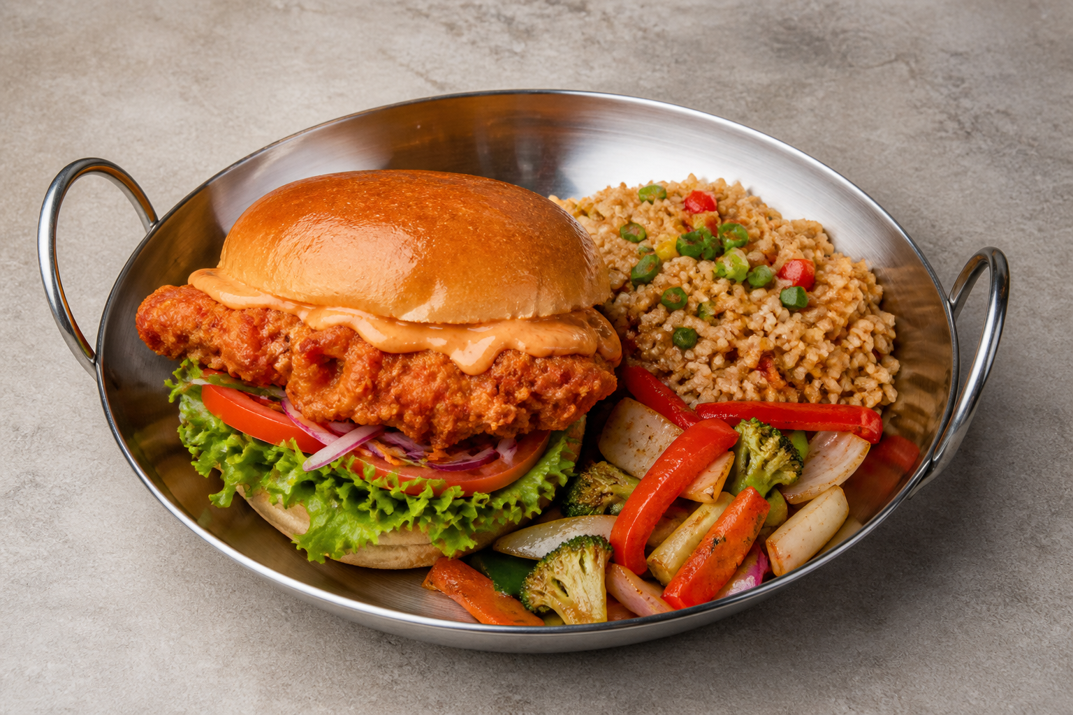CL Spicy chicken sandwich fast-food P05 — Chile dish