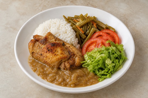 CL Signature rice plate latin P04 — Chile dish