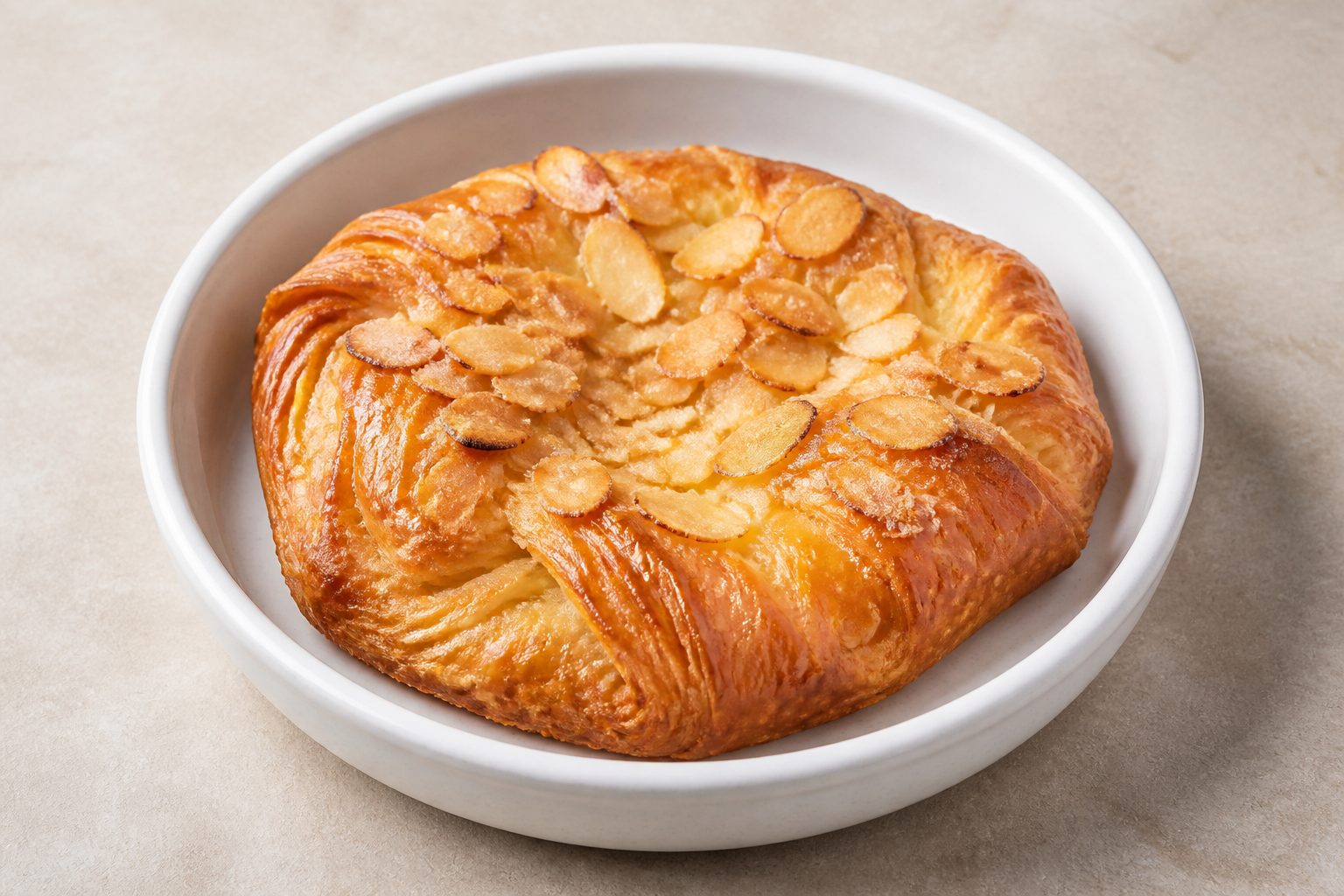 Photorealistic CN Almond Danish bakery P04 food image by VDAMO