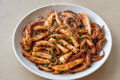 Photorealistic grilled squid P04 food image by VDAMO