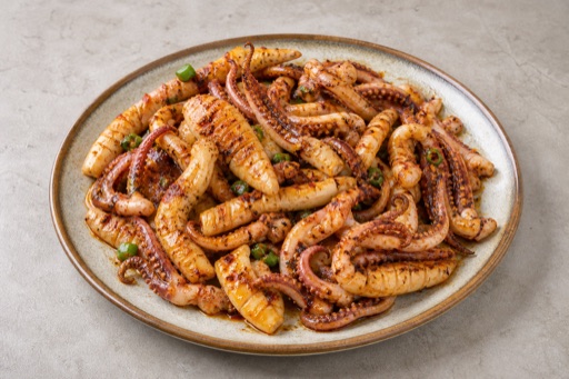 Photorealistic grilled squid P10 food image by VDAMO