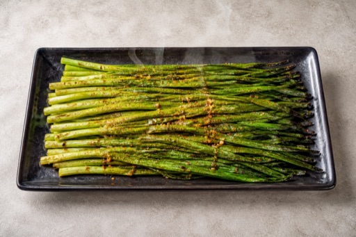 grilled garlic chives P02 — China dish