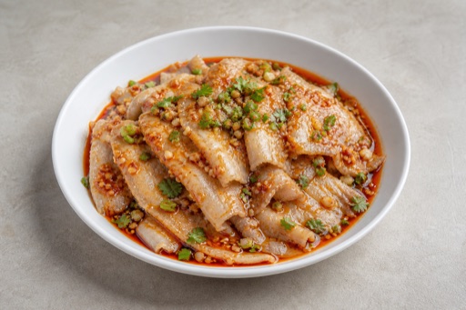 Boiled pork with garlic sauce P04 — China dish