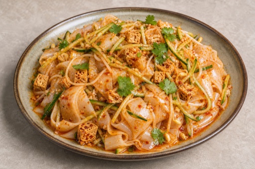 Signature Northwest Chinese cold liangpi noodles — China dish