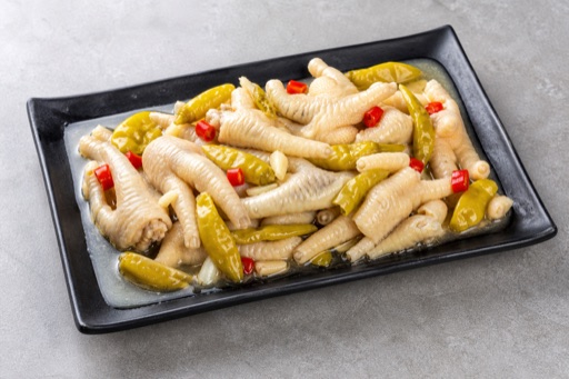 pickled chili chicken feet P02 — China dish