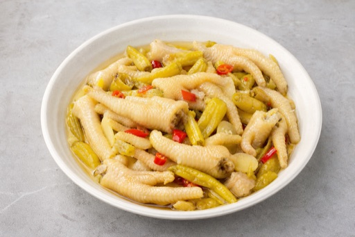 pickled chili chicken feet P04 — China dish