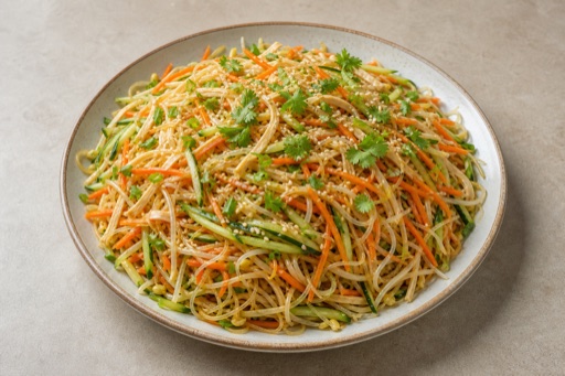 Photorealistic Shredded vegetable salad P10 food image by VDAMO