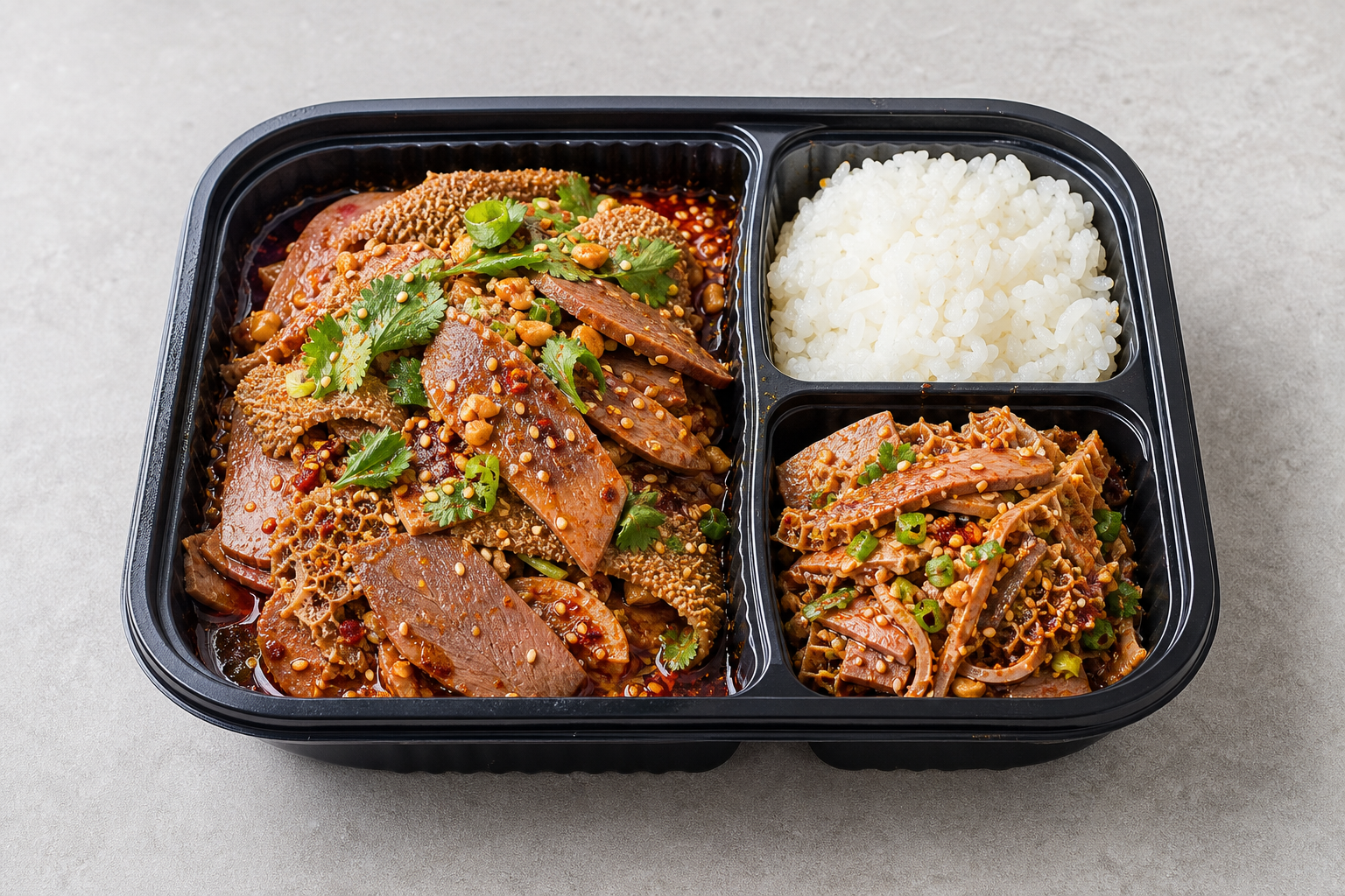 Sliced beef offal in chili sauce P08 — China dish