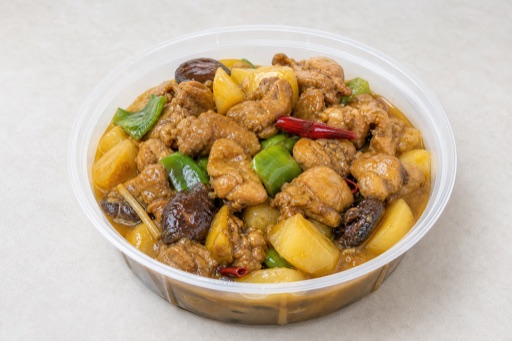 Braised chicken in yellow sauce P07 — China dish