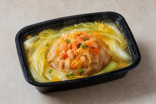 Photorealistic Braised lion head with crab roe P06 food image by VDAMO