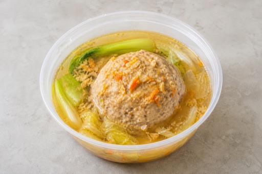 Photorealistic Braised lion head with crab roe P07 food image by VDAMO