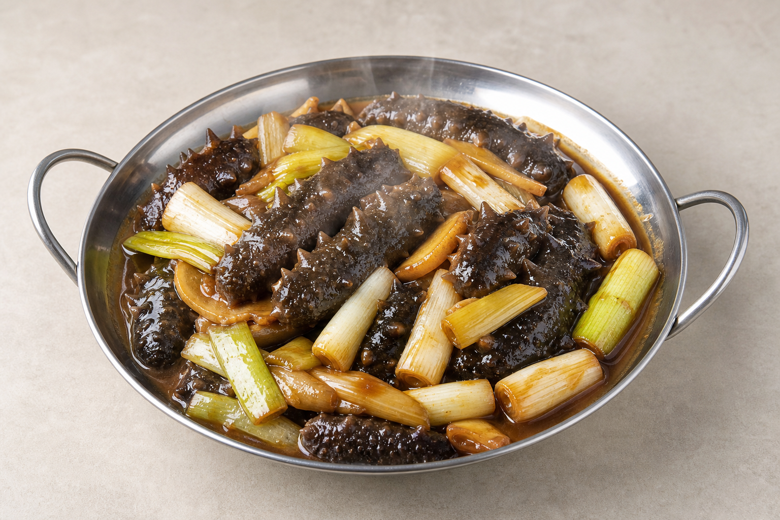 Braised sea cucumber with scallion P05 — China dish